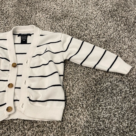 Nautica Button Up Sweater- 24 months - Picture 5 of 6